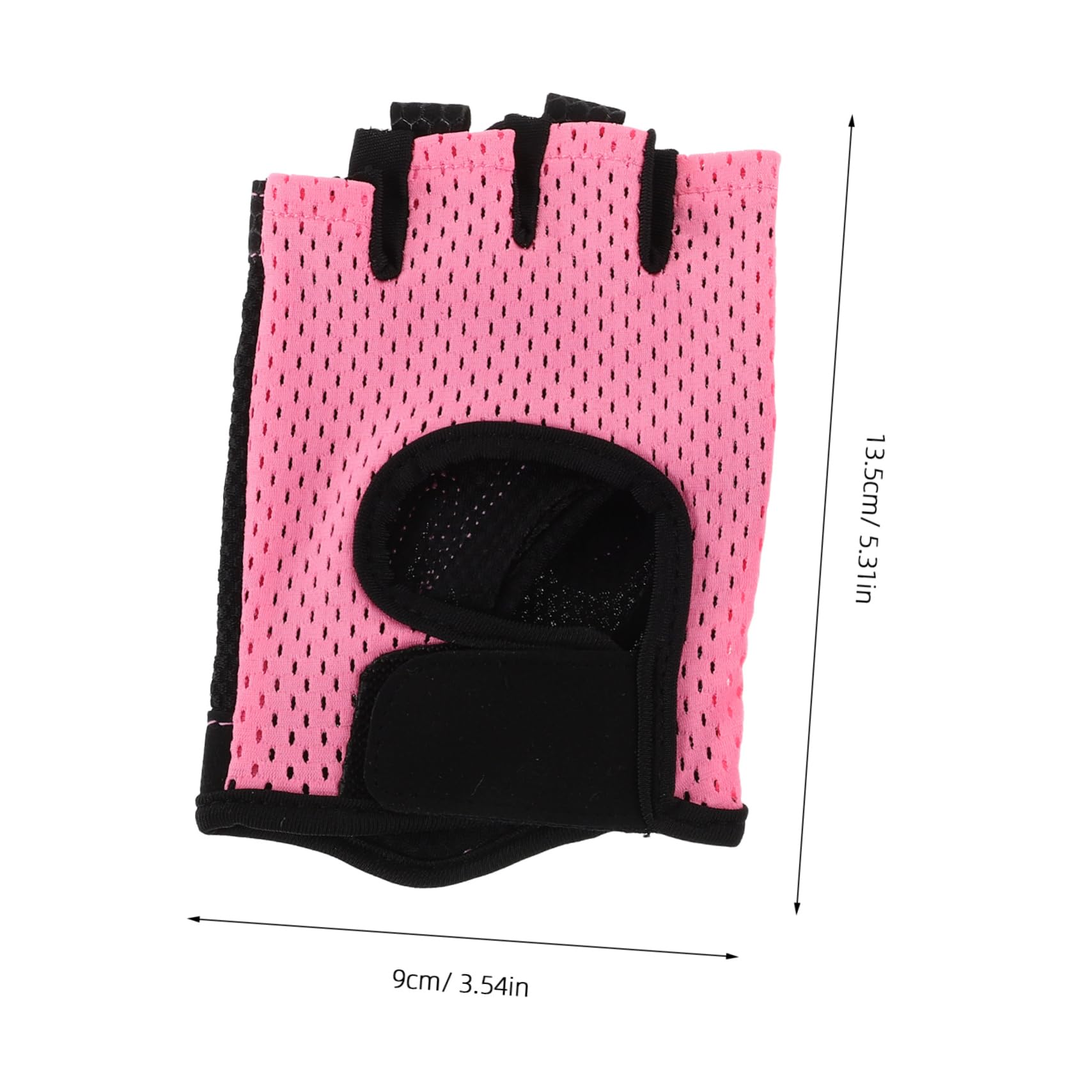 GOOHOCHY 1 Pair Half Finger Workout Gloves for Men and Women Breathable Cycling Gloves with Non Slip Grip for Gym Hiking and Weight Training