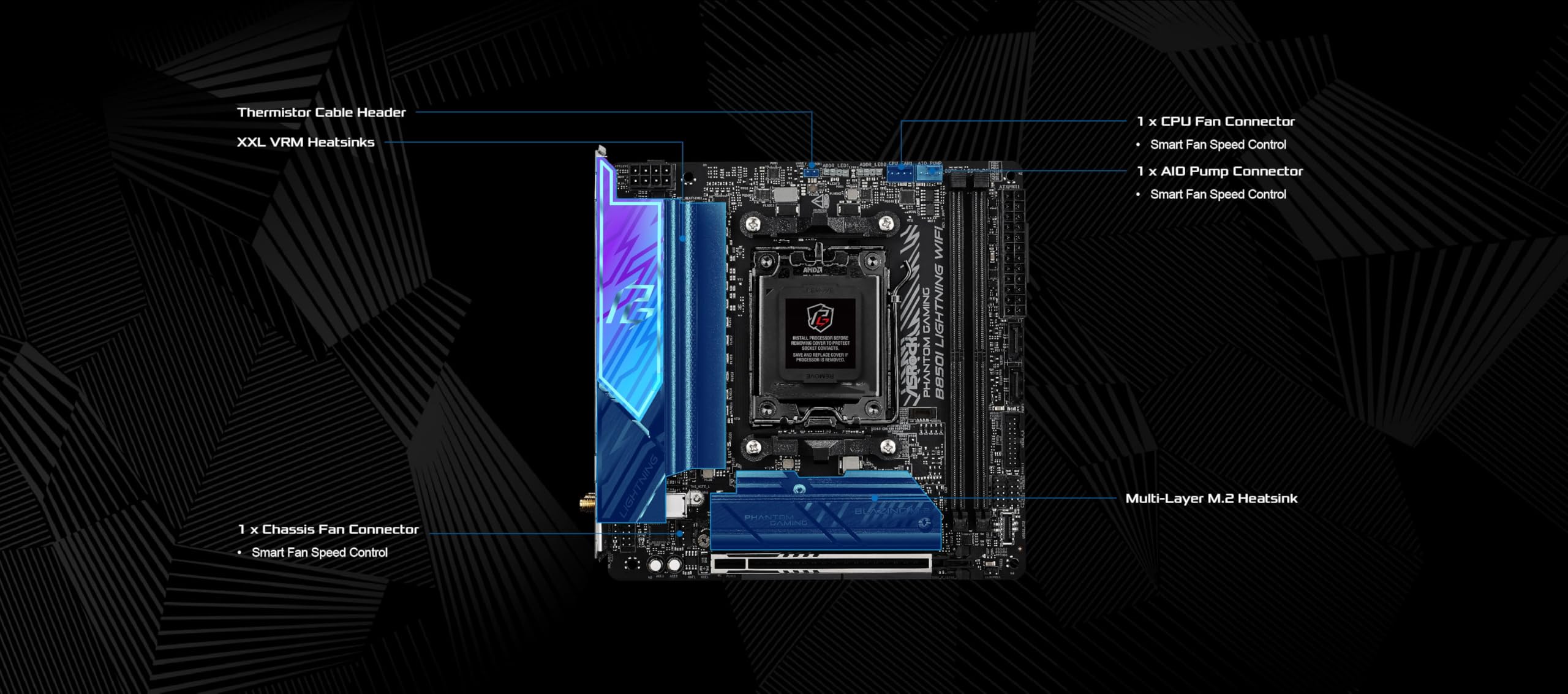 Amazon.co.jp: ASRock マザーボード B850I Lightning WiFi AMD