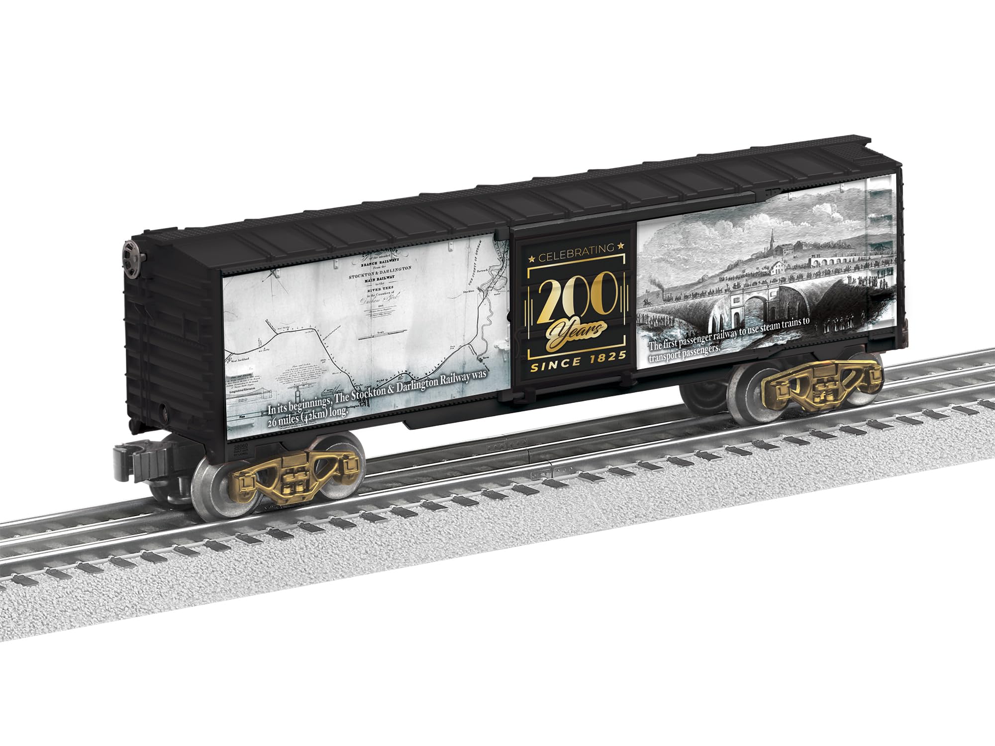 Lionel Stockton & Darlington 200th Anniversary MUSA O Gauge Model Train Boxcar