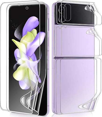 Miniatura 8 de 2 juegos de protectores de pantalla para Samsung Galaxy Z Fold 7, película de hidrogel de TPU interior + protector de pantalla frontal y trasera HD