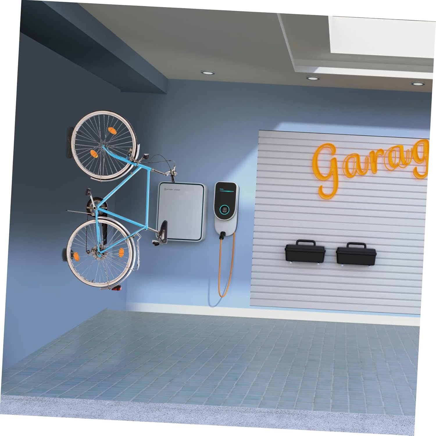 DOITOOL Sturdy Thickened Steel Plate Hook Bike Hanger Wall-Mounted Bike Holder Bicycle Accessory Mount