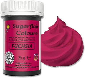Sugarflair Fuchsia Pink Food Colouring Paste 25g