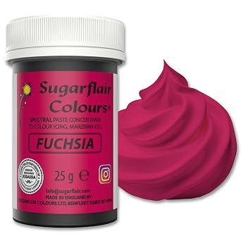 Sugarflair Spectral Edible Food Colouring Colour Paste Icing 25G - Fuchsia