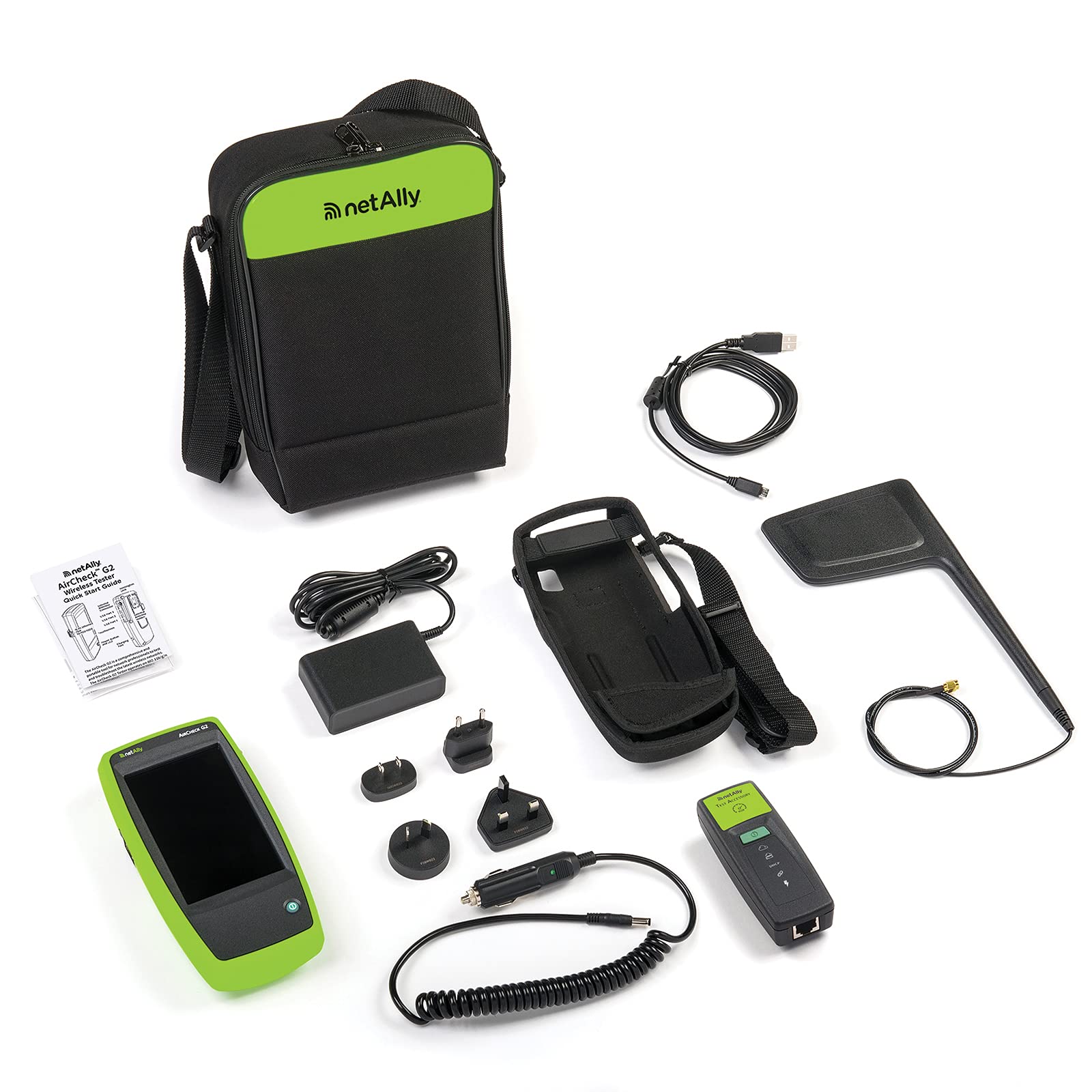 NetAlly AIRCHECKG2-TA-KT AirCheck G2 Wireless Tester with Test Accessory Kit, Wi-Fi Tester