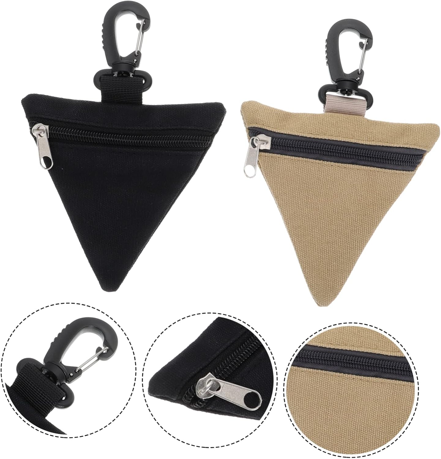 HANABASS 2pcs Bags and Pouches Portable Little Storage Bag Sturdy Hook Camping Hanging Organizer Coin Purse