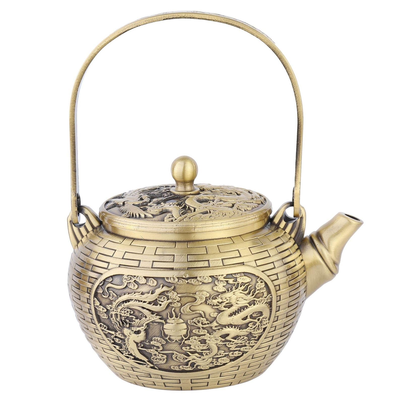 Estatua de bronce antiguo con detalles dorados, decoración de meditación zen para sala de estar, spa o estudio de yoga, centro de mesa, dormitorio, oficina, hogar, Feng Shui (10 cm, 2)