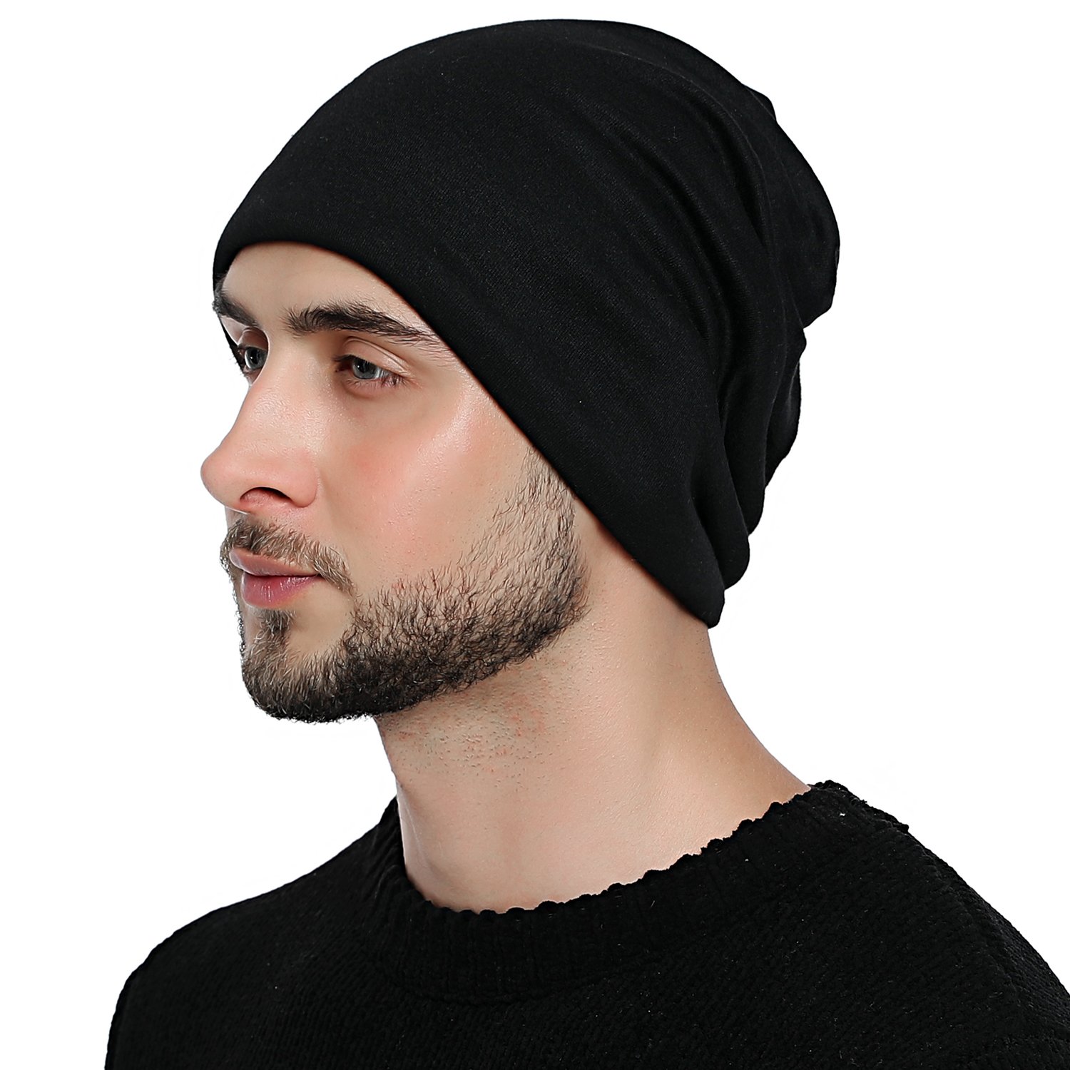 DonDon Atmungsaktive Mütze Beanie mit soften Innenfutter Feinstrick