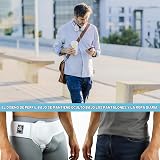 Everyday Medical Faja/Cinturón de Soporte para Hernia para Hombres I Lado Izquierdo o Derecho I Braguero Masculino Post-Cirugía para Hernias Inguinales y de Ingle I Correa de Cintura Ajustable I