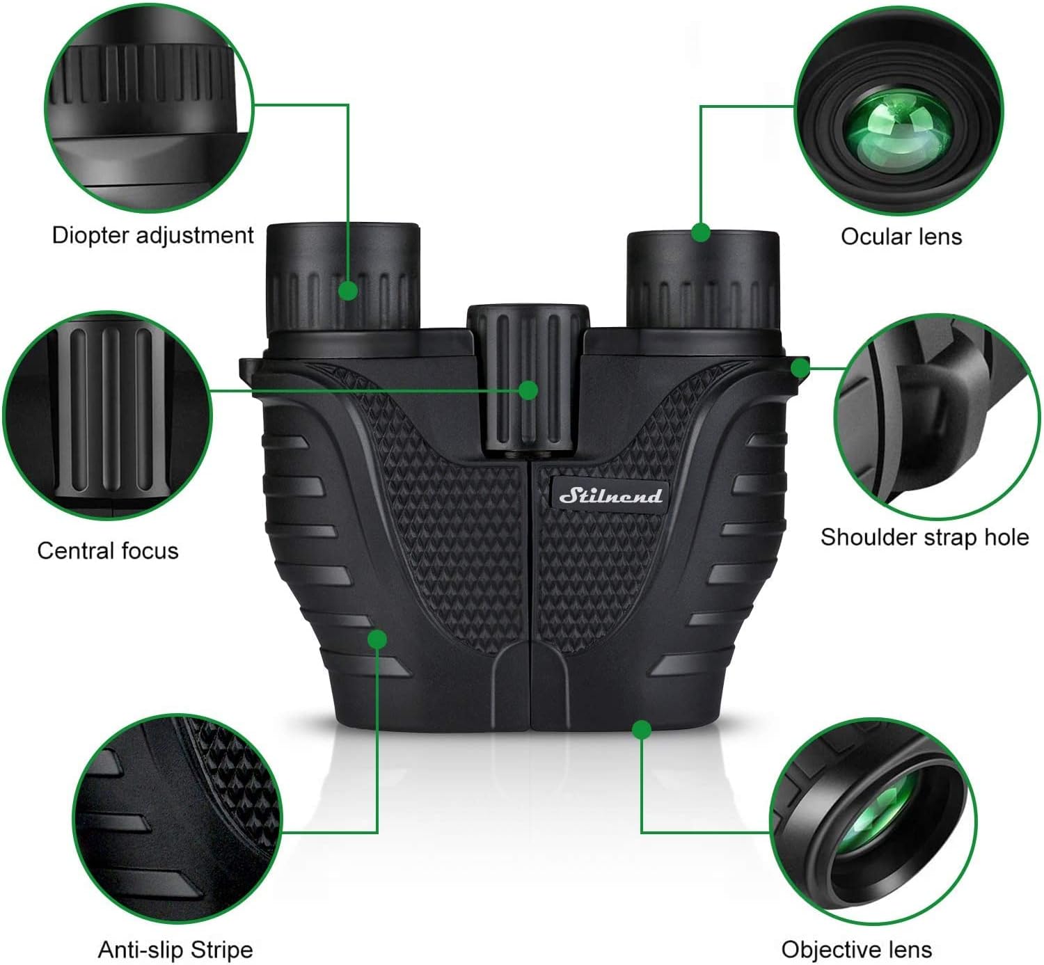 Binoculars 15x25 for Adults,Waterproof＆Professional Binoculars with Low Light Night Vision, Durable & Clear BAK4 Prism FMC Lens Binoculars. Suitable for Outdoor Sports and Concert,Bird Watching. : Electronics