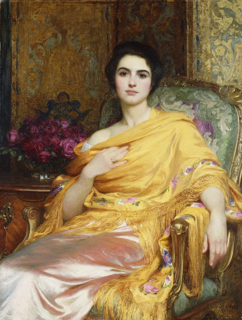 Poster d'Elsa de William Hall par Frank Dicksee, impression sur toile d'art