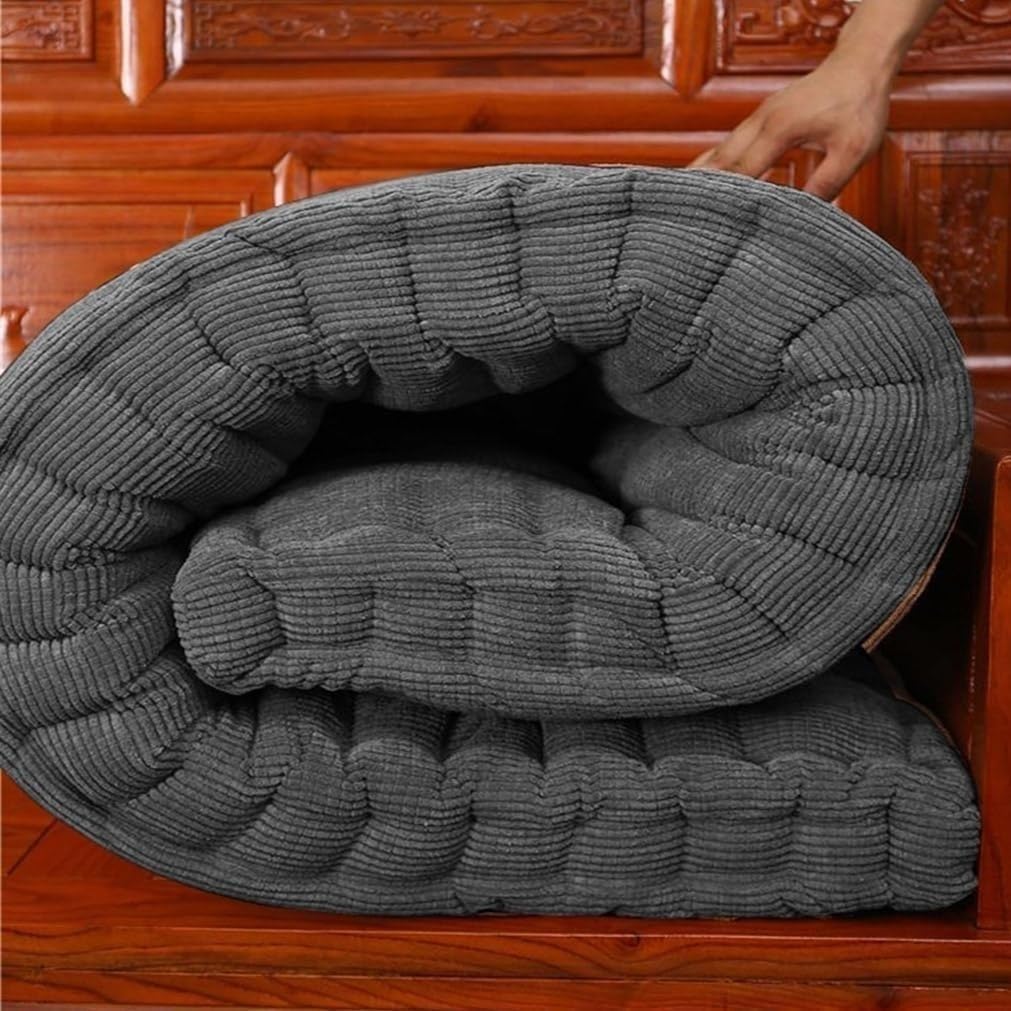 Coussin Banquette Extérieur 8-10cm Épais Confortable Non-Slip Jardin Coussin de Banc pour Extérieur en 120x60 100x40 140x40cm Matelas pour Canapé Sol Chaise Palette(Green,90x60x8cm)