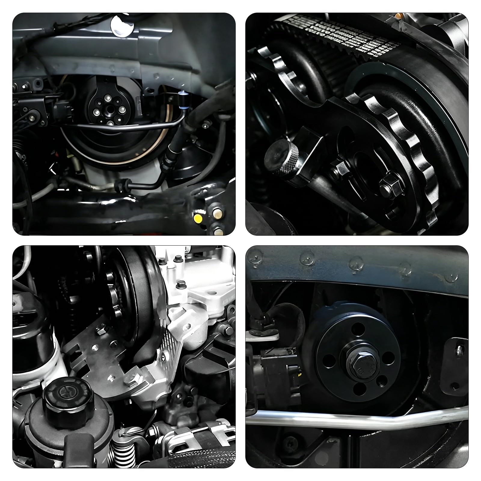 Nockenwellen-Einstellwerkzeug, Nockenwellen-Arretierwerkzeug-Satz, Motor-Einstellwerkzeug kompatibel für Volvo S60 S80 S90 XC40 V60 V70 XC70 XC90 1.5 2.0 T, Nocken- und Kurbelwellenausrichtung