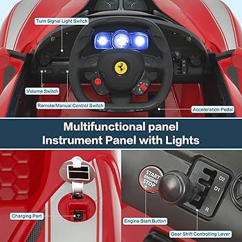 Amazon.com: Licensed Ferrari LaFerrari 12V Kids Electric