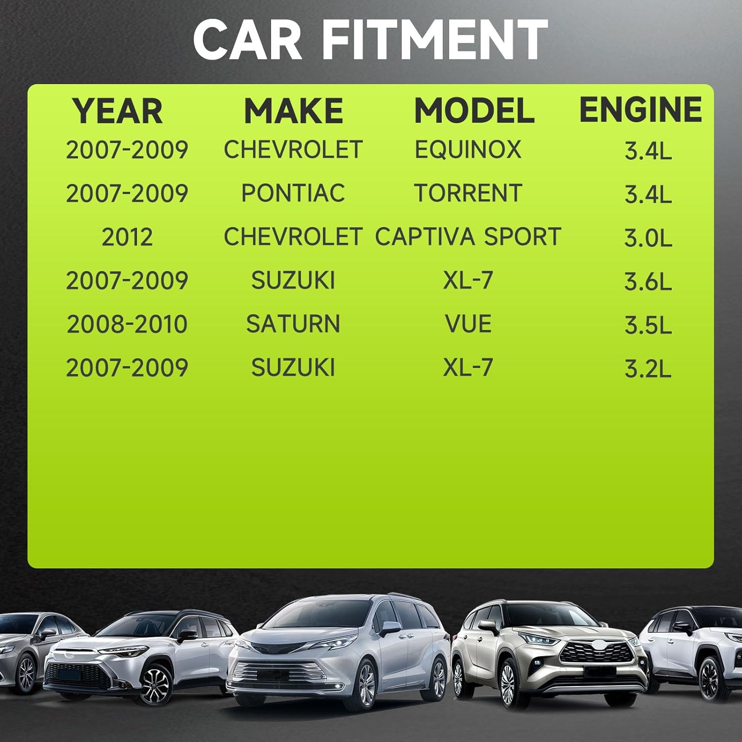 UIU Front Wheel Bearing Hub Assembly 5 Lug w/ABS Compatible with Chevy Equinox 3.4L 2007-2009,Captiva Sport 3.0L 2012,Pontiac Torrent 3.4L 2007-2009,Suzuki XL-7 3.6L 2007-2009 & More Replace 513276