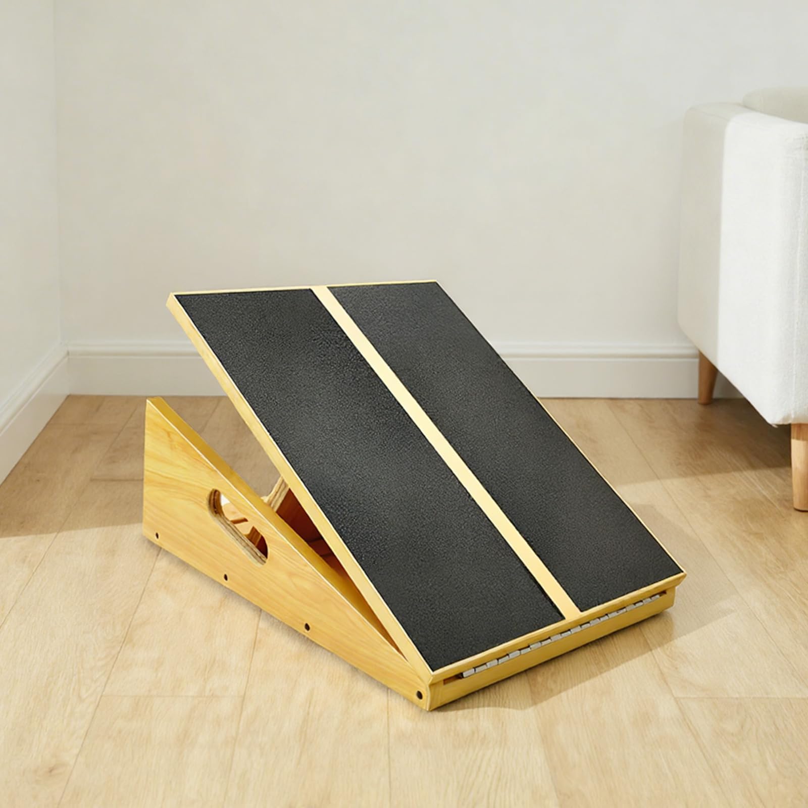 Planche d'étireent réglable en bois pour ollet - Planche inclinée