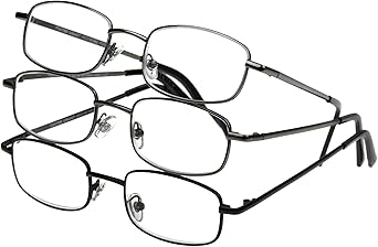 Foster Grant mens Council Rectangular Reading Glasses