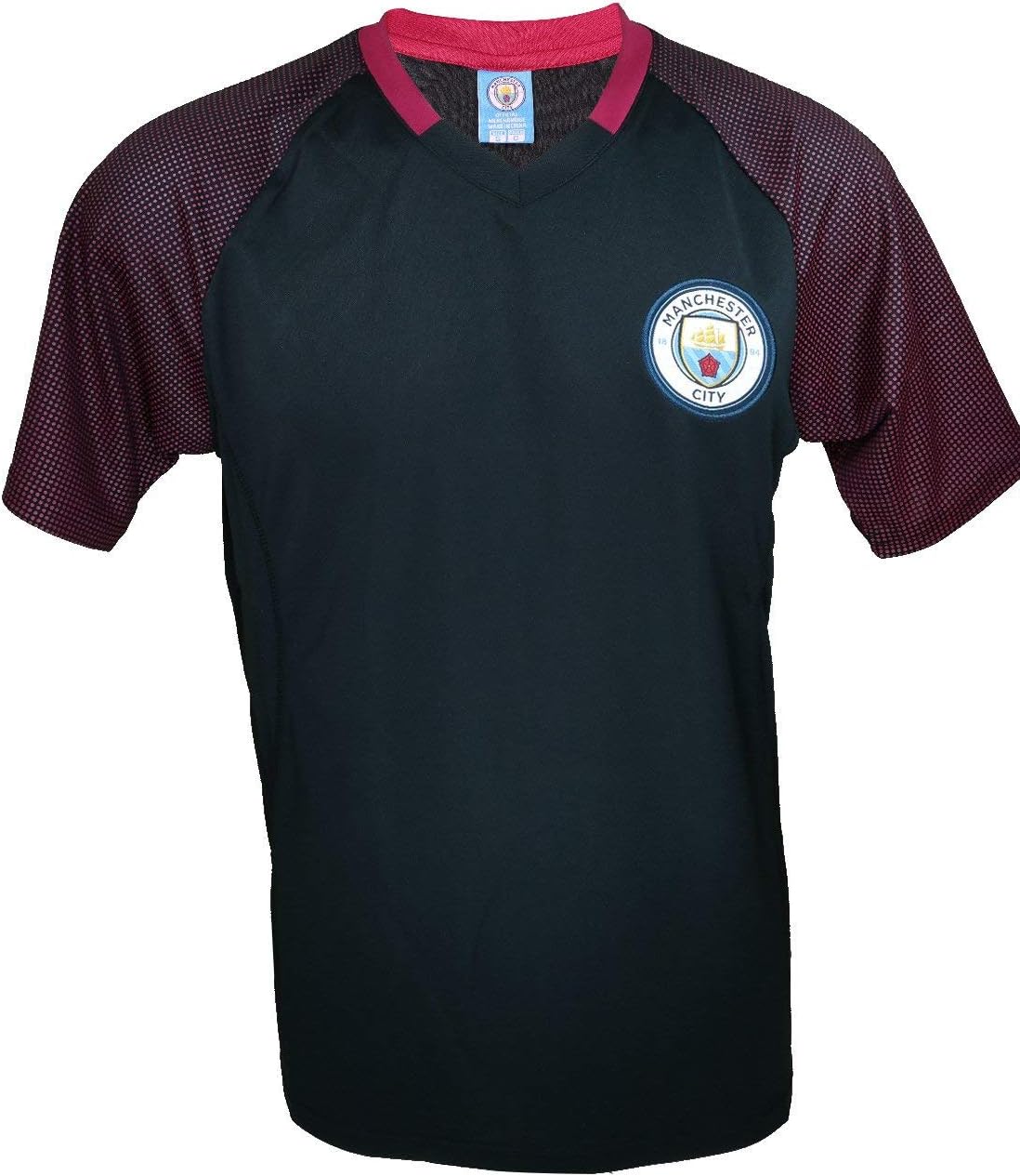 Icon Sports Compatible with Manchester City Soccer Poly T-Shirt 04