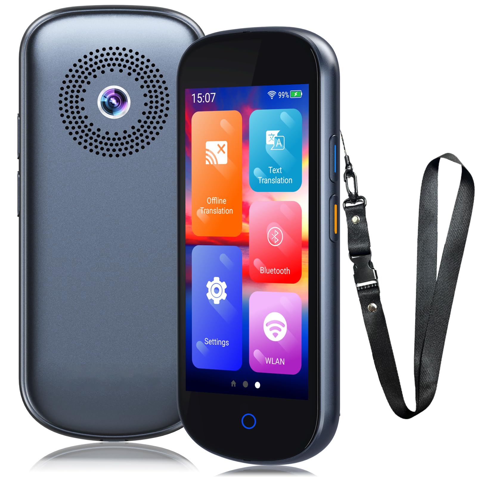 Language Translator Device No WiFi Needed, 2025 Two-Way Instant Language Translator Real-Time in 137 Languages,Online/Offline/Text/AI/Photo
