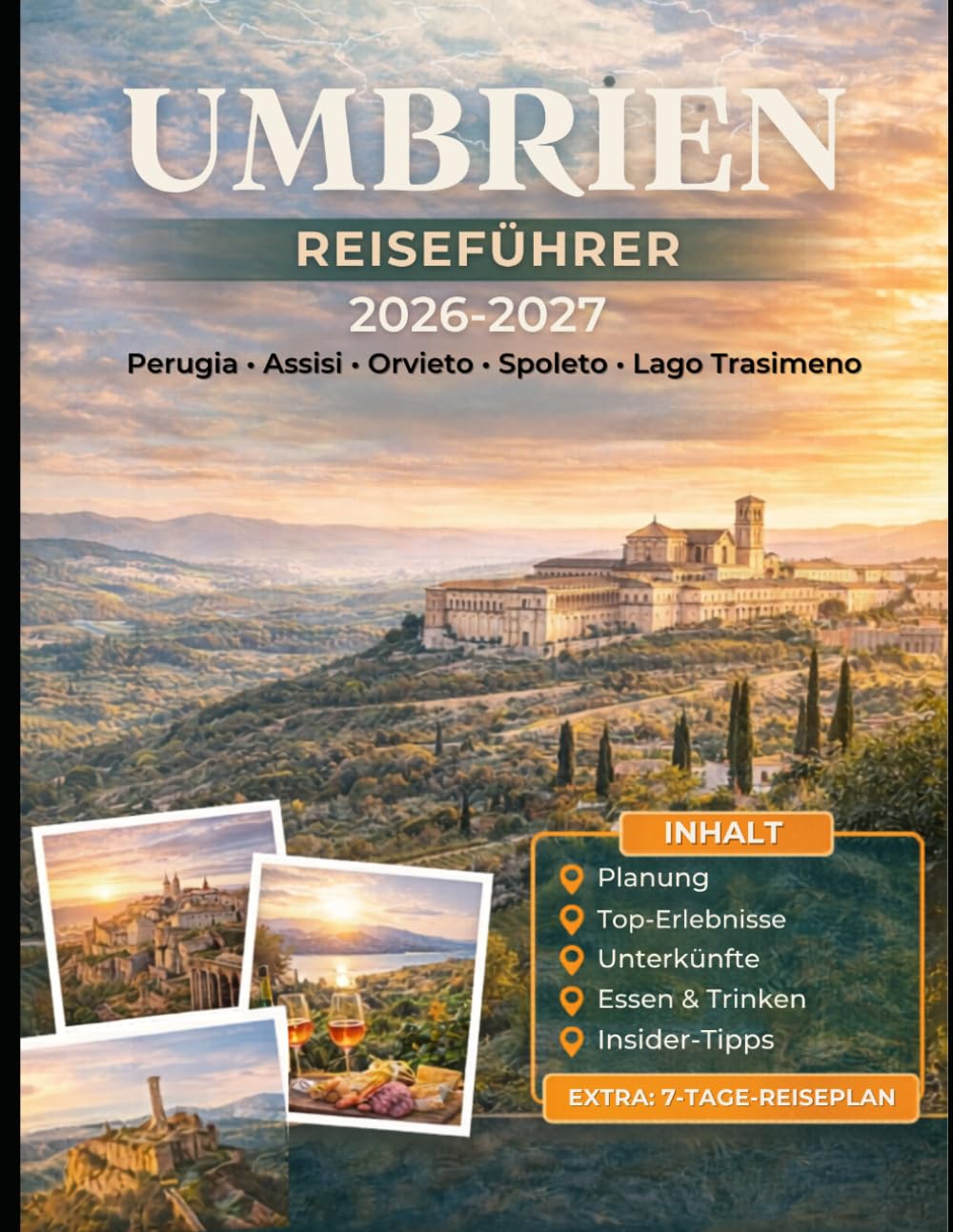 UMBRIEN REISEFÜHRER 2026-2027: Entdecken Sie Perugia, Assisi, Orvieto, Spoleto, Gubbio, Todi, Lake Trasimeno, Norcia und Marmore Falls mit praktischen ... sowie langsame Roadtrip-Entdecker