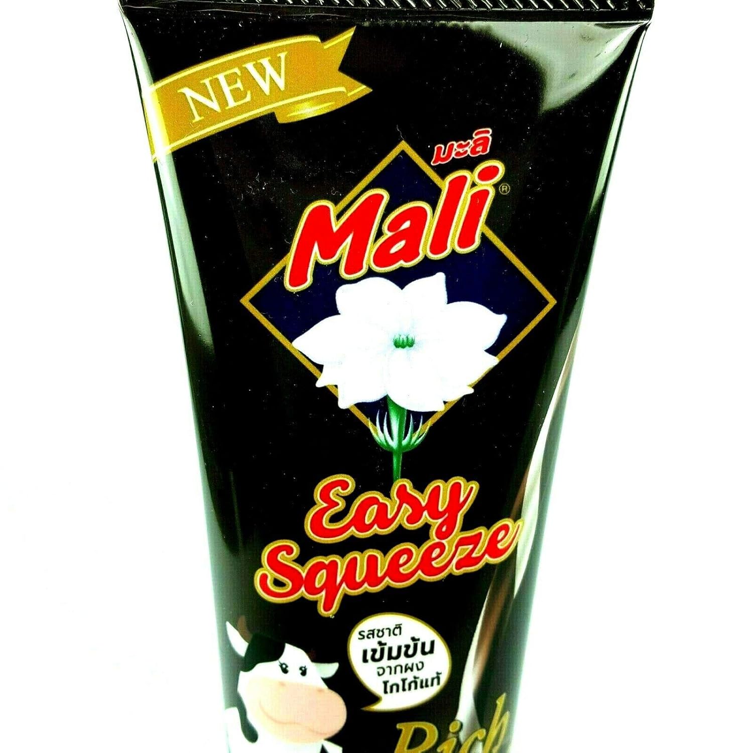 Mali Sweeten Condensed Milk with Chocolate Flavour Seasoning Easy Squeeze (Pack of 3)