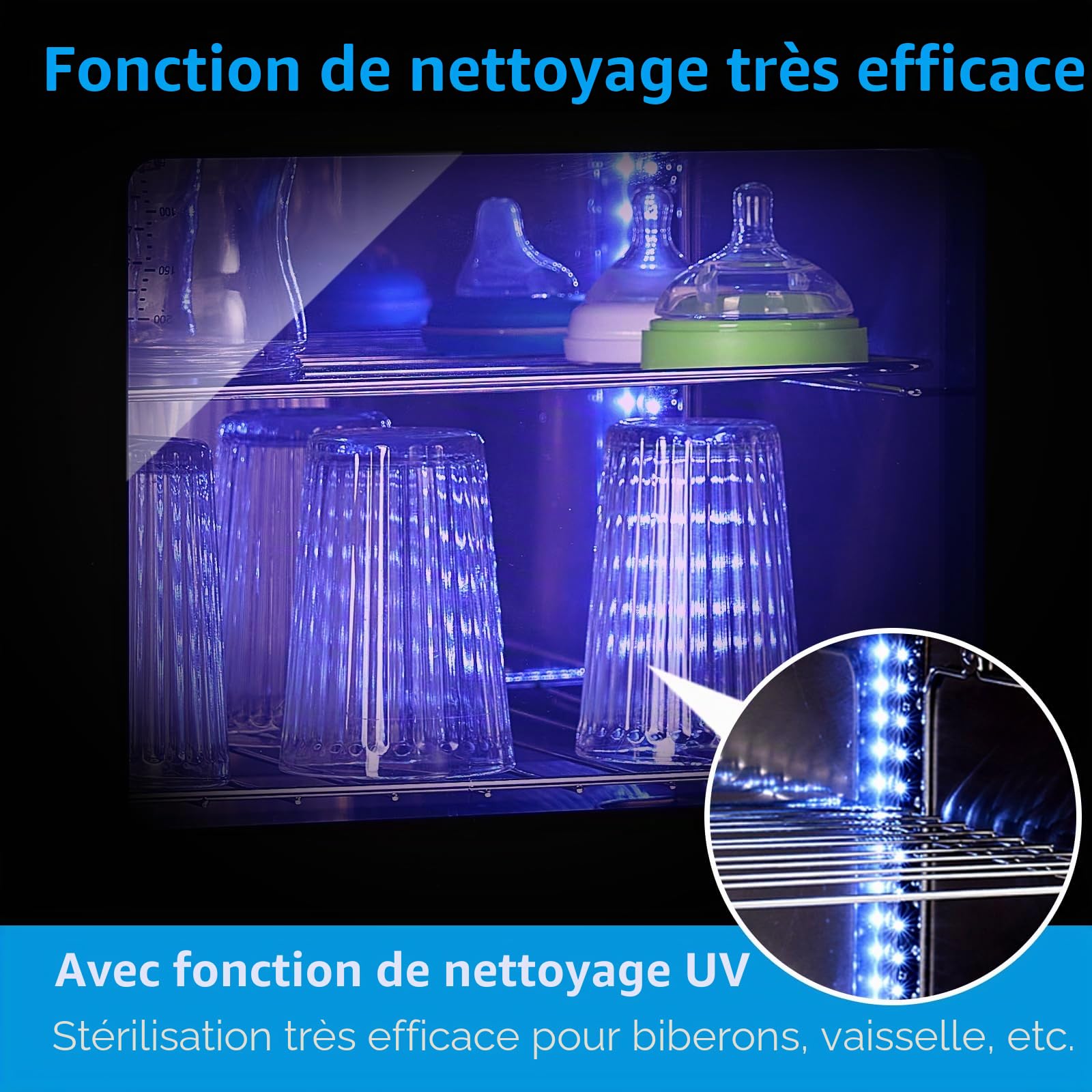 Armoire de Fermentation Pour Pain 38 L, Armoire de Fermentation Pour Pâte, étuve électrique, Humidité, Température et Durée Réglables, Gain de Temps