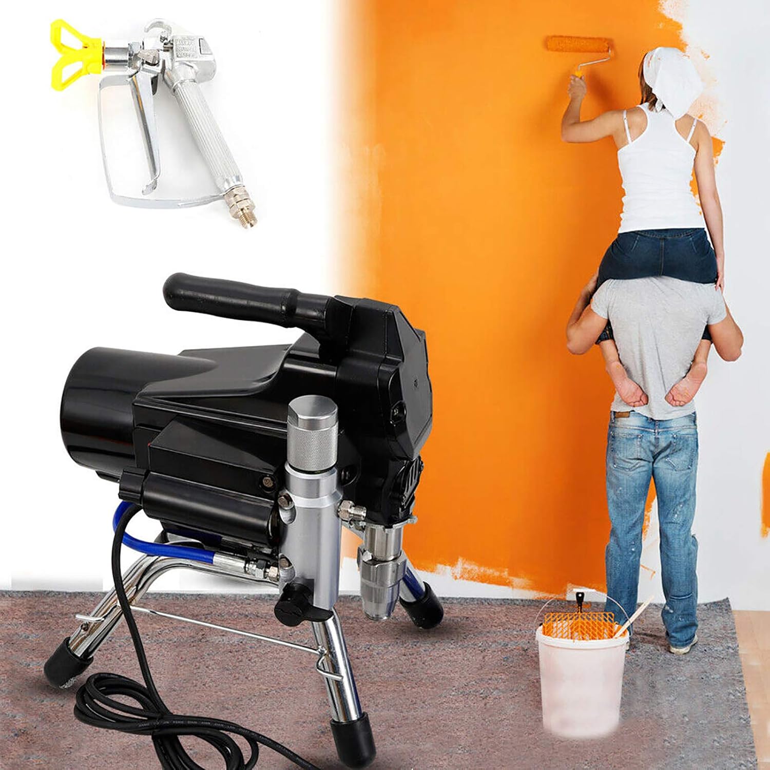 Paint Spray System Wall Paint Airless Paint Sprayer High Pressure Paint