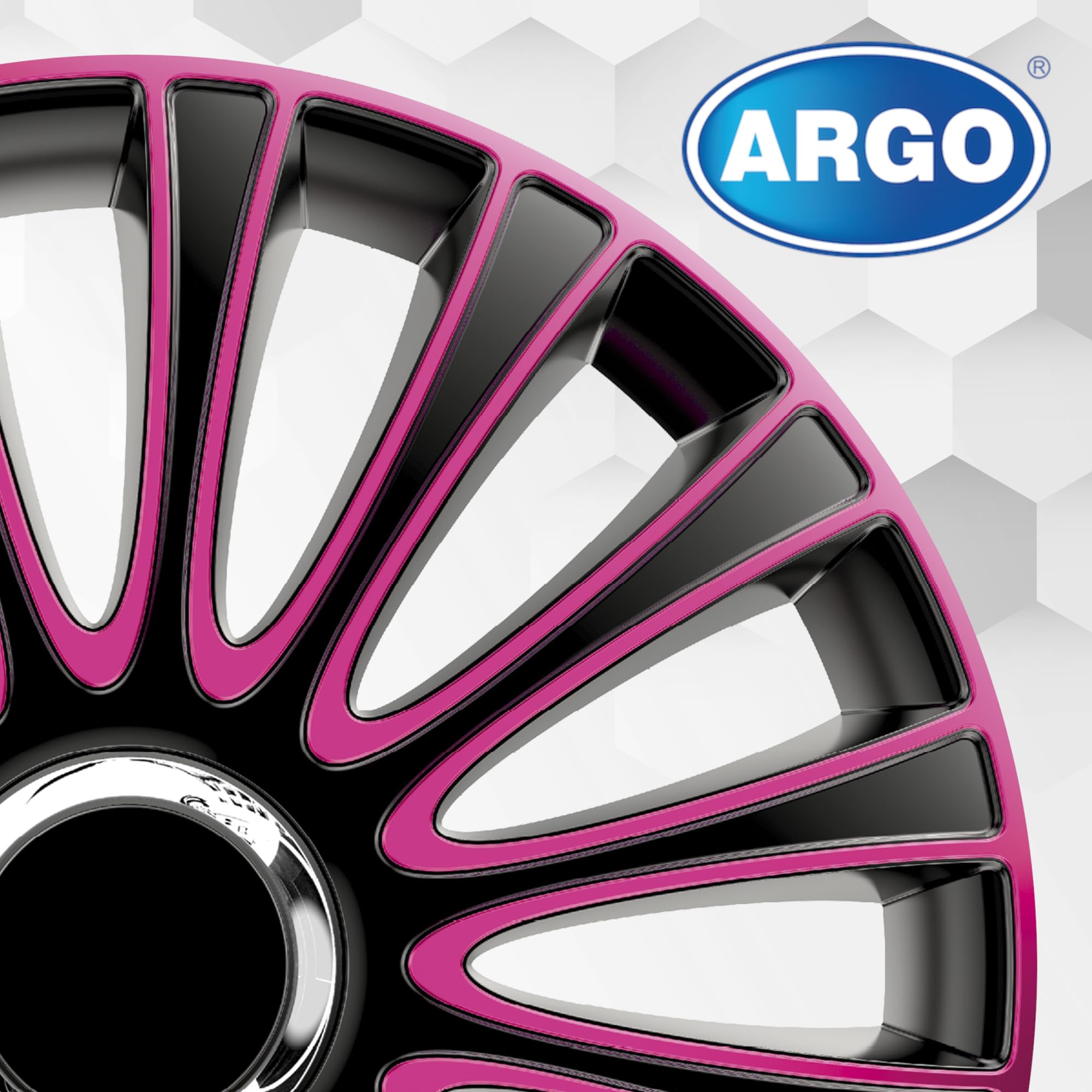 M MOTOS Jeu de 4 enjoliveurs 15 Pouces - Riez des Rayures avec Ces enjoliveurs 15 Pouces Souples et légers. Facile à Installer, Aucun Outil nécessaire, Protection Contre la décoloration!