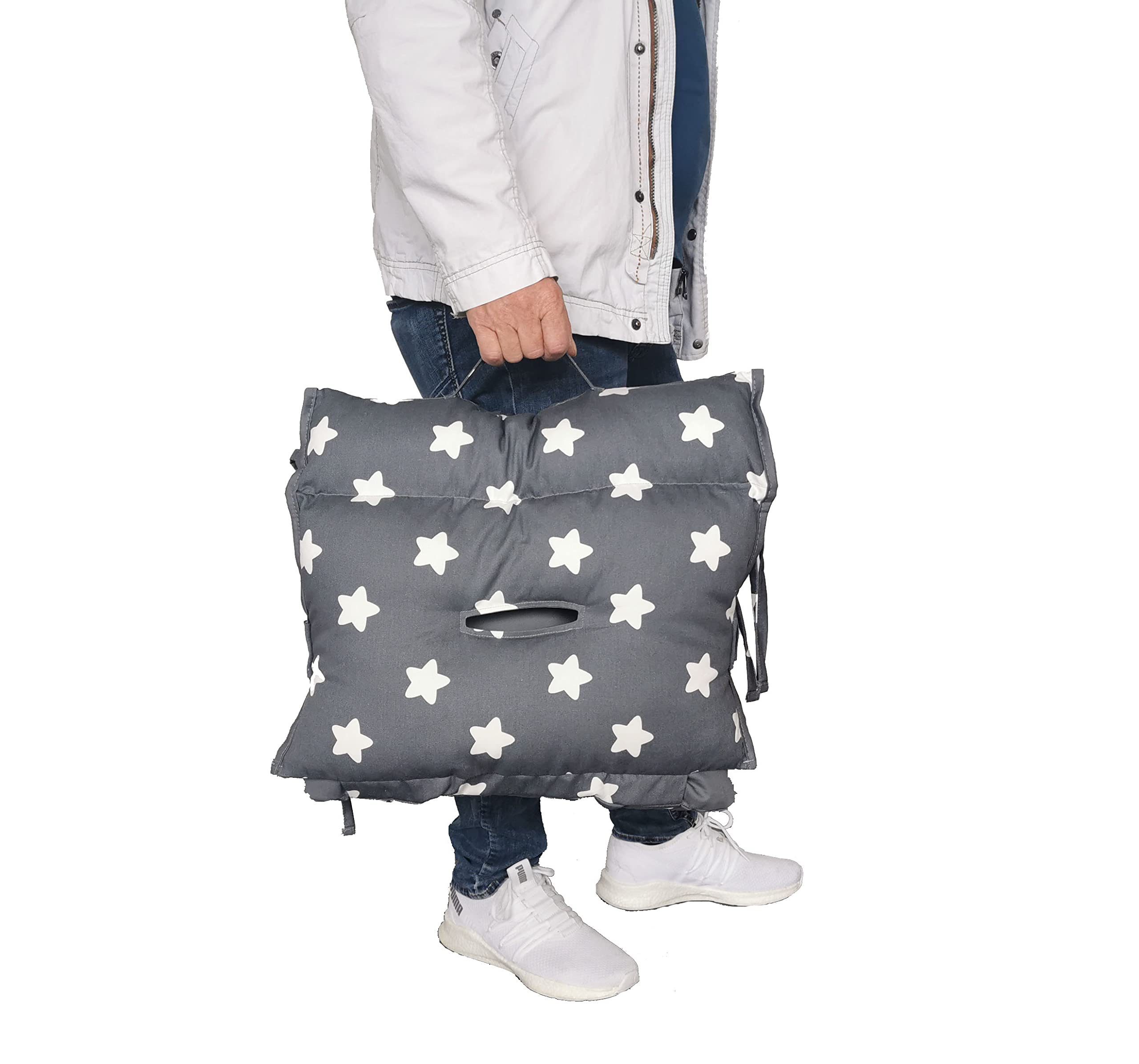 Bollerwagenmatte passend für Kesser Fuxtec Bebepram Starkwerk Sekey Pinolino Öko-Tex Standard 100 Sitzkissen Einlage