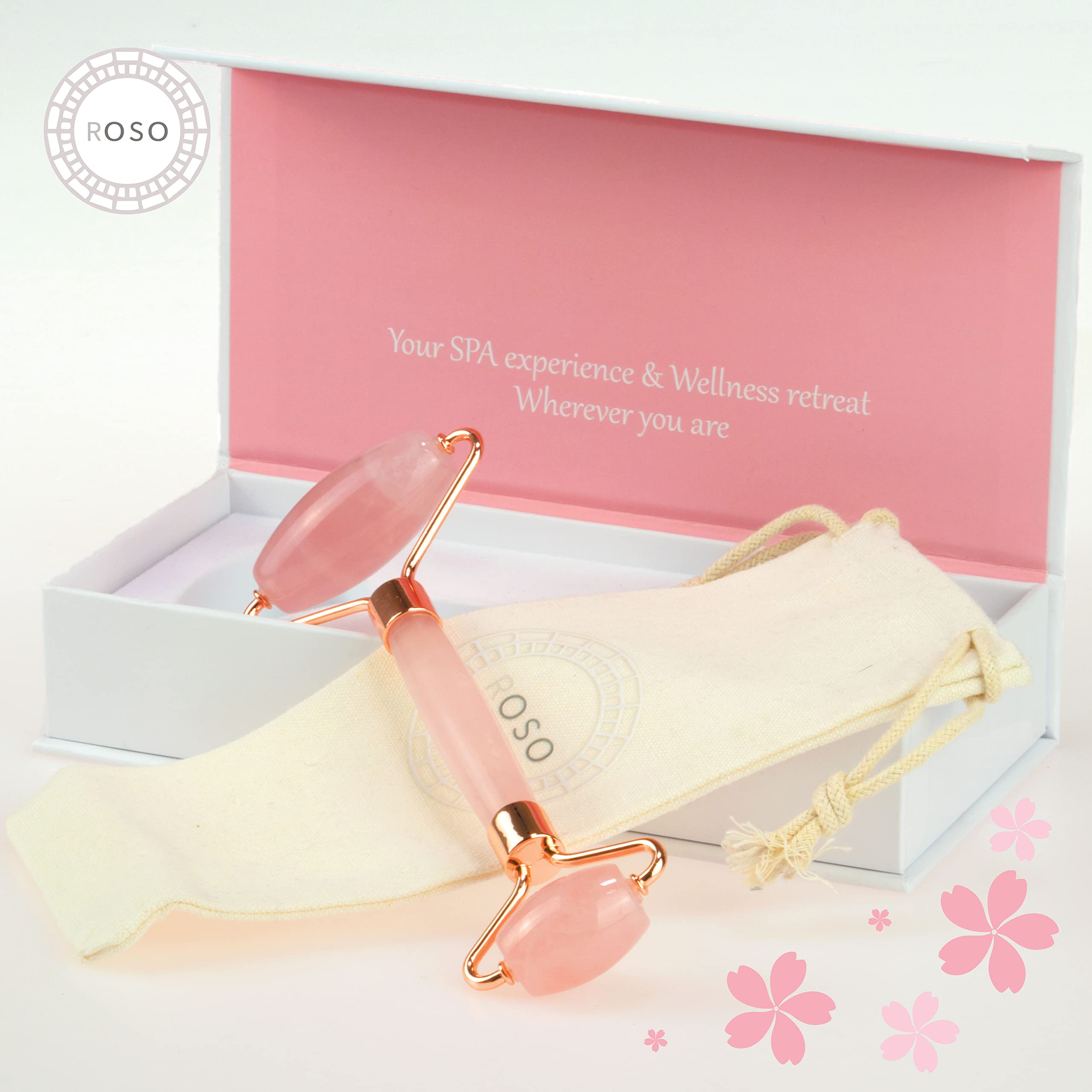 Set Viso Barbie Con Rullo E Massaggiatore Per Occhi Al Quarzo Rosa, Per Cura Della Pelle E Relax - 2