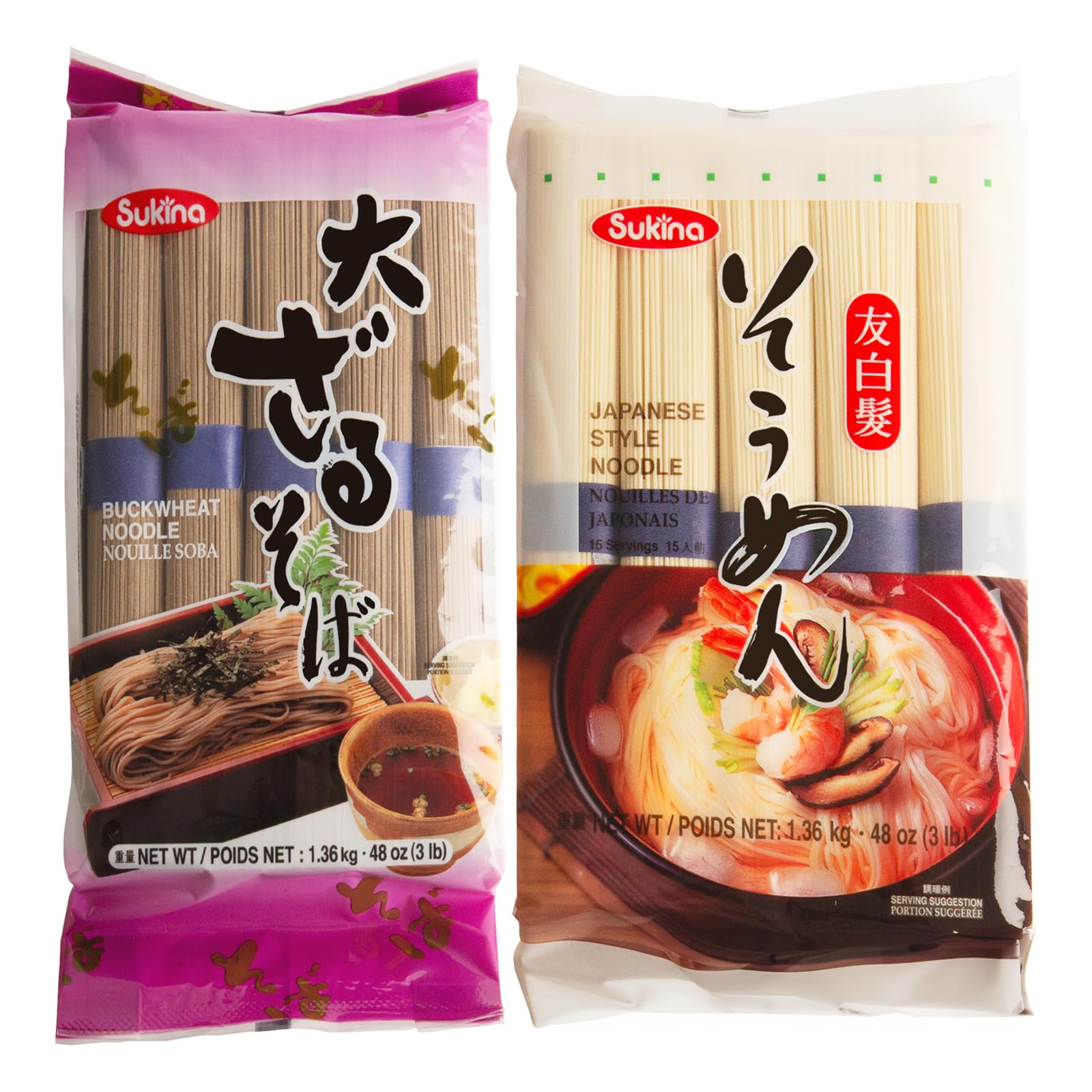 Amazon.com : Sukina Buckwheat Noodle,Tomoshiraga Thin Noodle