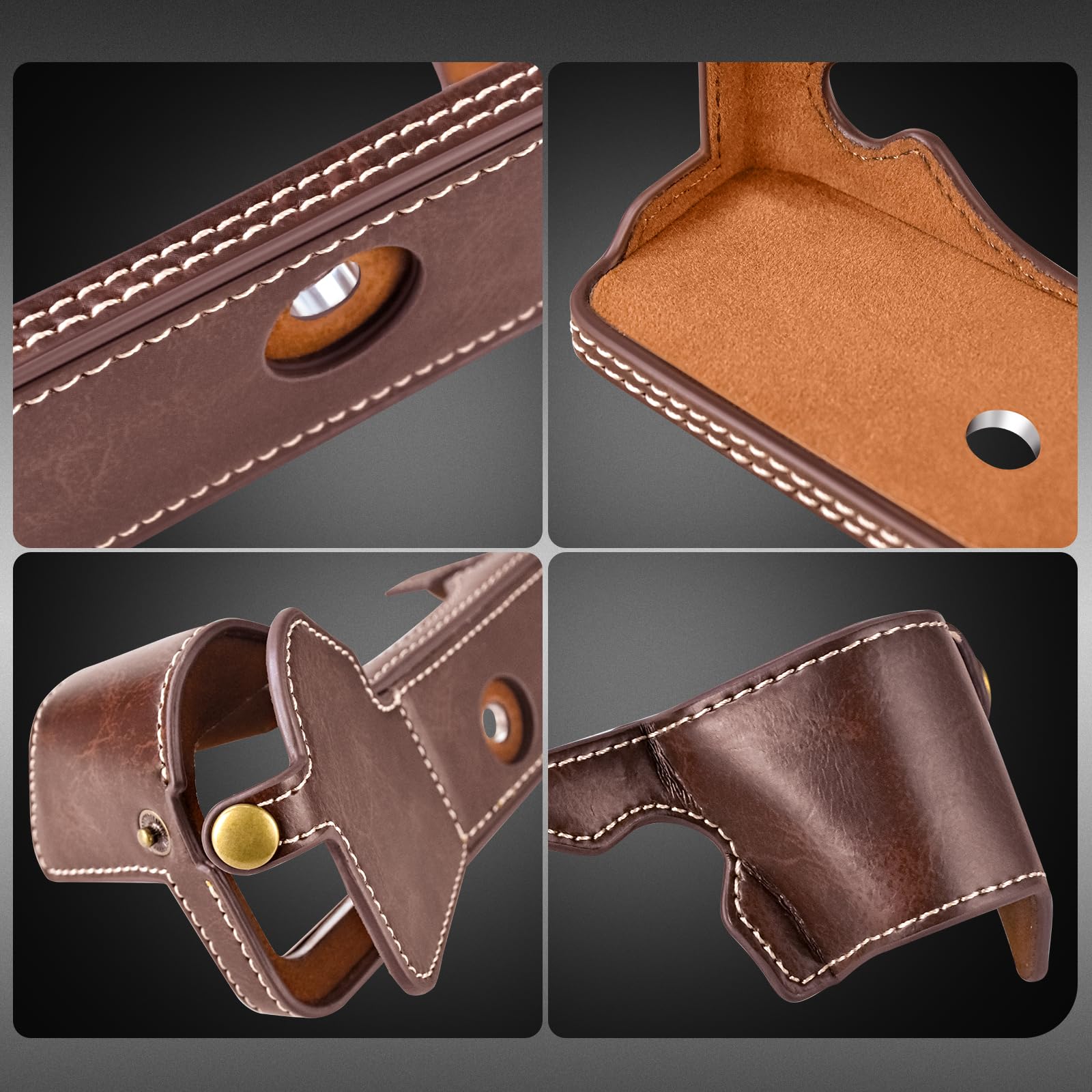 Amazon.com : Rieibi X-H2S/ X-H2 Case - Quality PU Leather Half