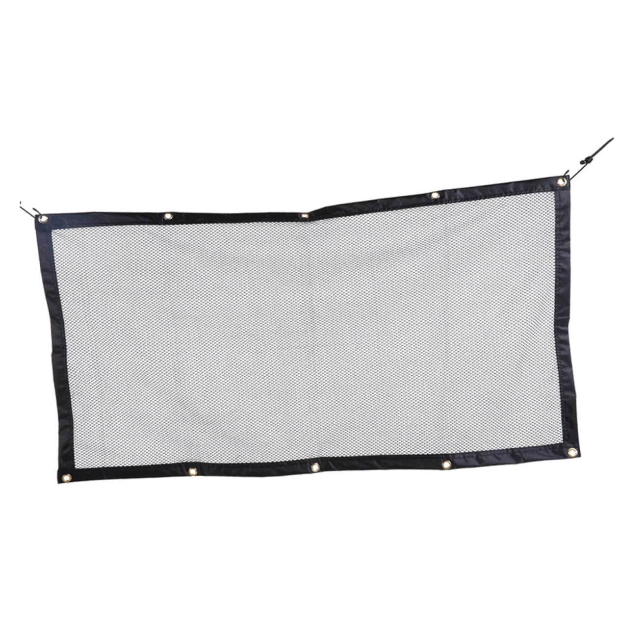 Happyyami Pet Protection Net Size Automobile Dog Barrier Pet Barrier for Car Cat Mesh Car Cover for Dogs Pet Car Barrier Pet Gates Protector Boot Dog Net for Car Dog Car Cage Large Black