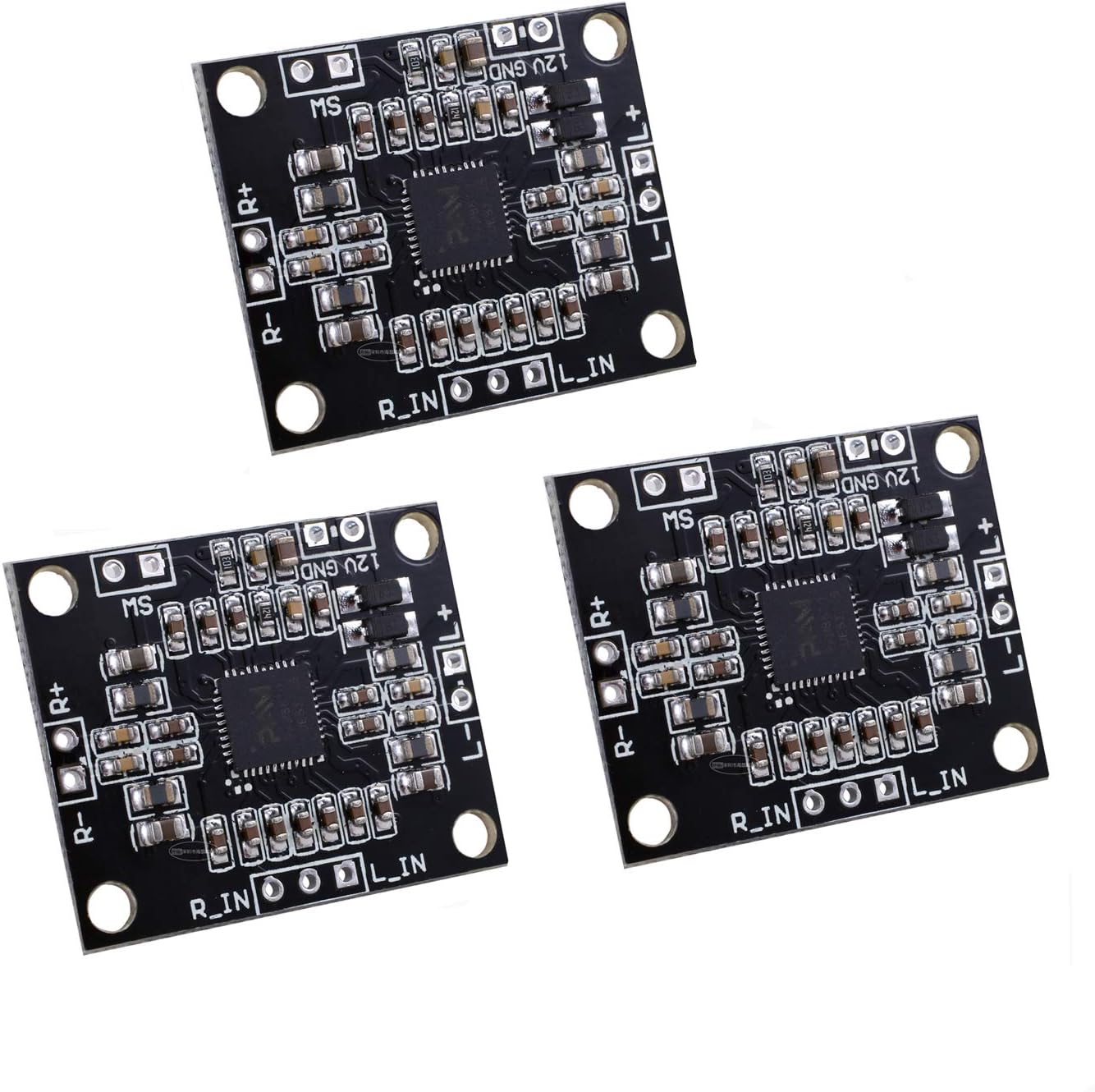 Songhe PAM8610 2 X15w Digital Dual Channel Stereo Audio Amplifier Board AMP Class D 12V 3pcs