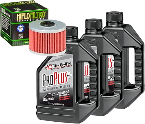 Oil And Filter Change Kit For Polaris 2003 Predator 500 Synthetic 10W-50