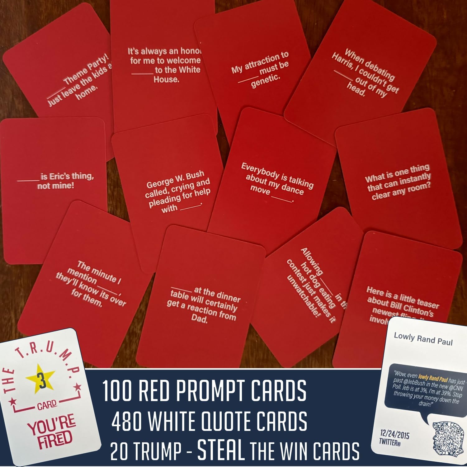 The Trump Card Game by The Guilder Bros – The Political Satire Adult Party Game & Kickstarter Sensation