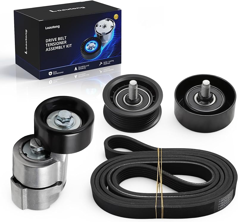 Kit de tensionador da correia de acessórios Loautong para Kia e Hyundai 2011–2013 – Conjunto