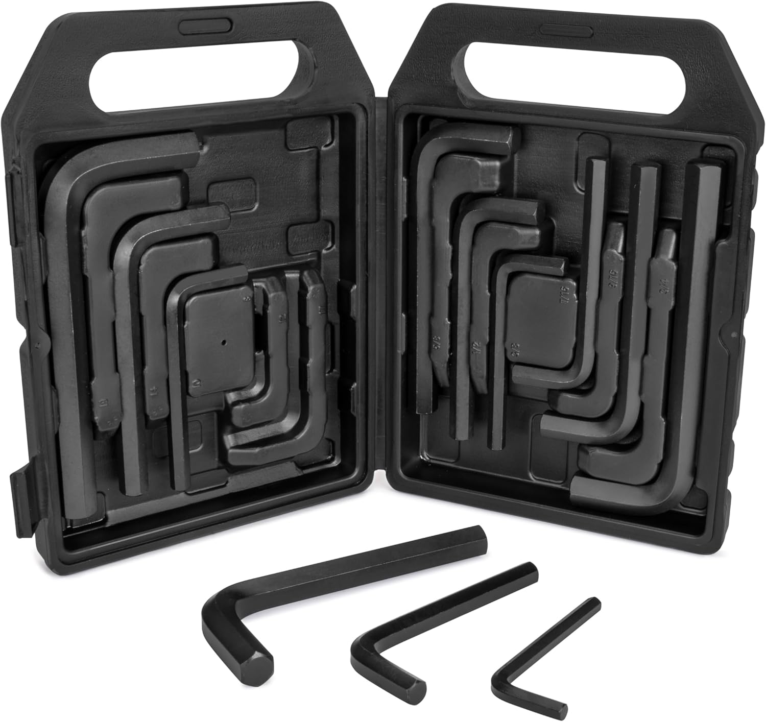 Titan 12764 22-Piece SAE and Metric Hex Key Set