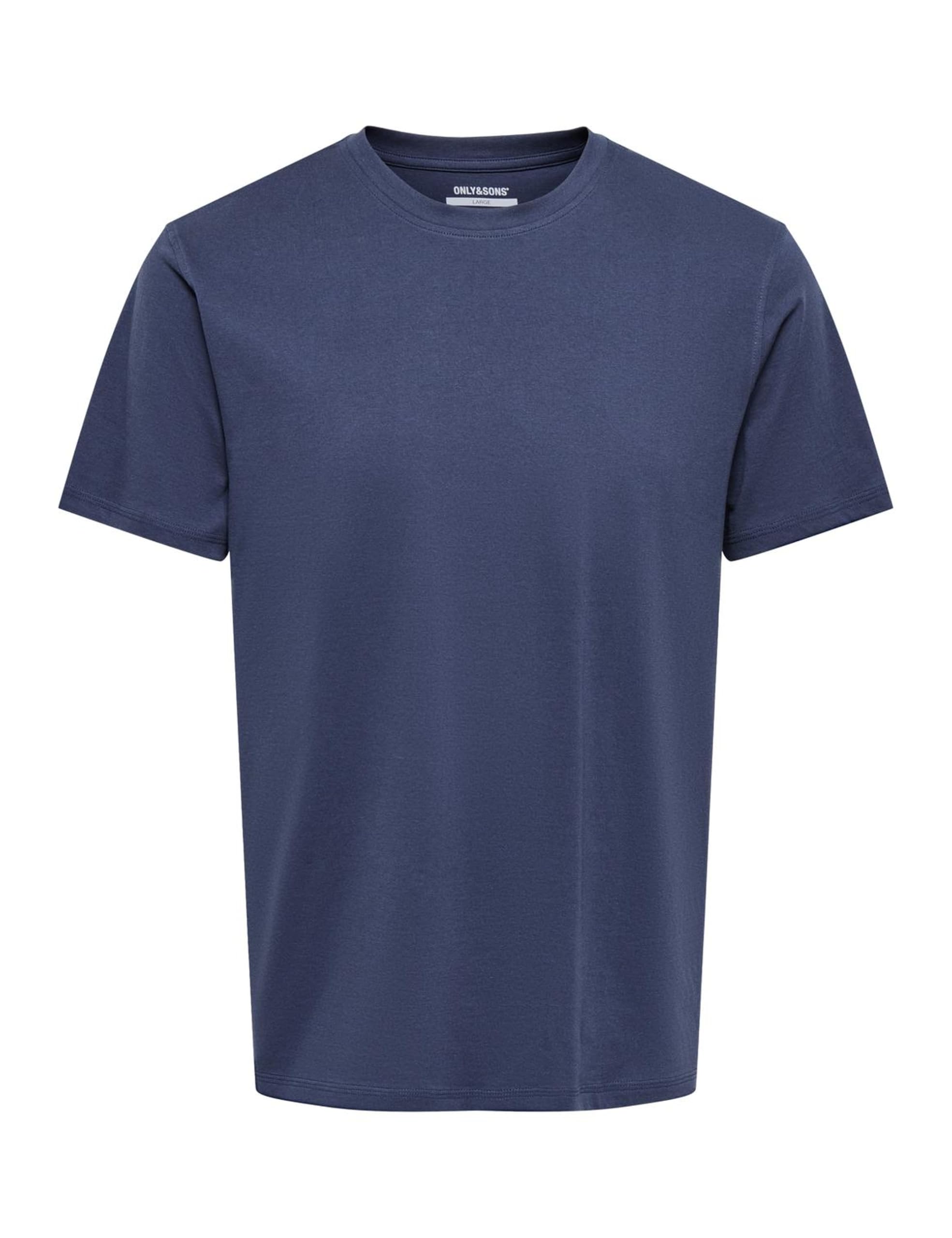ONLY & SONS Mens Onsmax Life Ss Stitch Tee Noos, Blue Nights, XXL UK