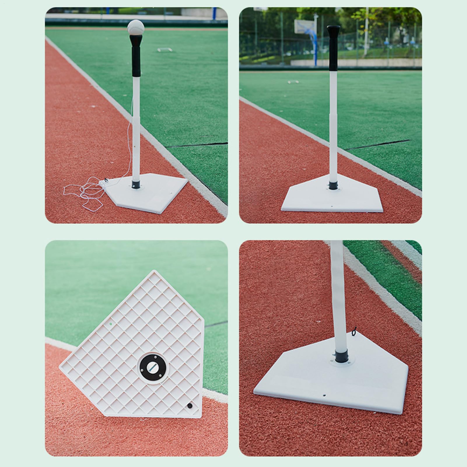 Generisch Té de béisbol, softball ajustable y entrenamiento de béisbol, té de entrenamiento para jugadores juveniles, equipos escolares, ligas, atletas, torneos, campos de competición