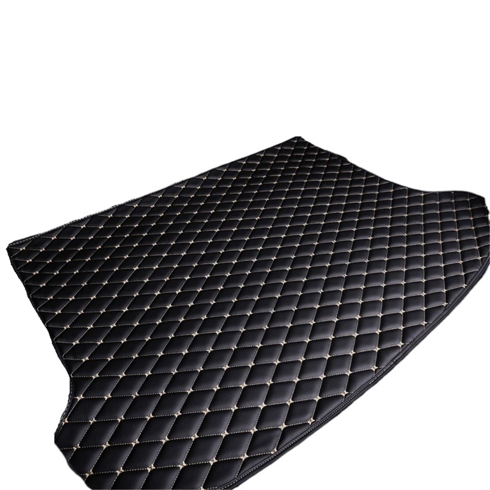 Carpet Cargo Liner Mata do bagażnika samochodowego pasująca Audi A7 2019 2020 2021, wykładzina, dywanik, części wewnętrzne, akcesoria, pokrowiec(Black and Beige)