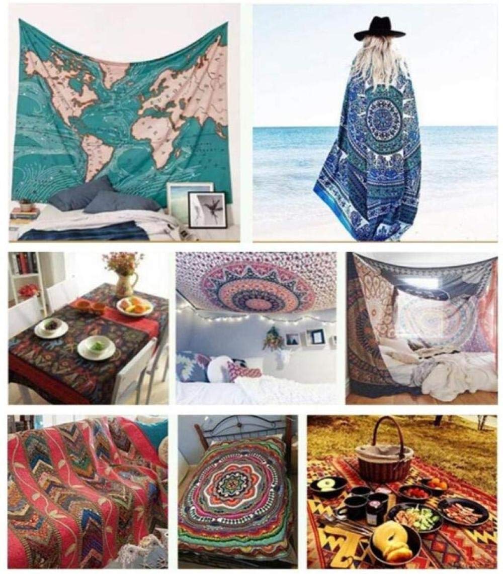 KWFYBEHZ Tapisserie Murales,Tapisserie Tenture Forêt D