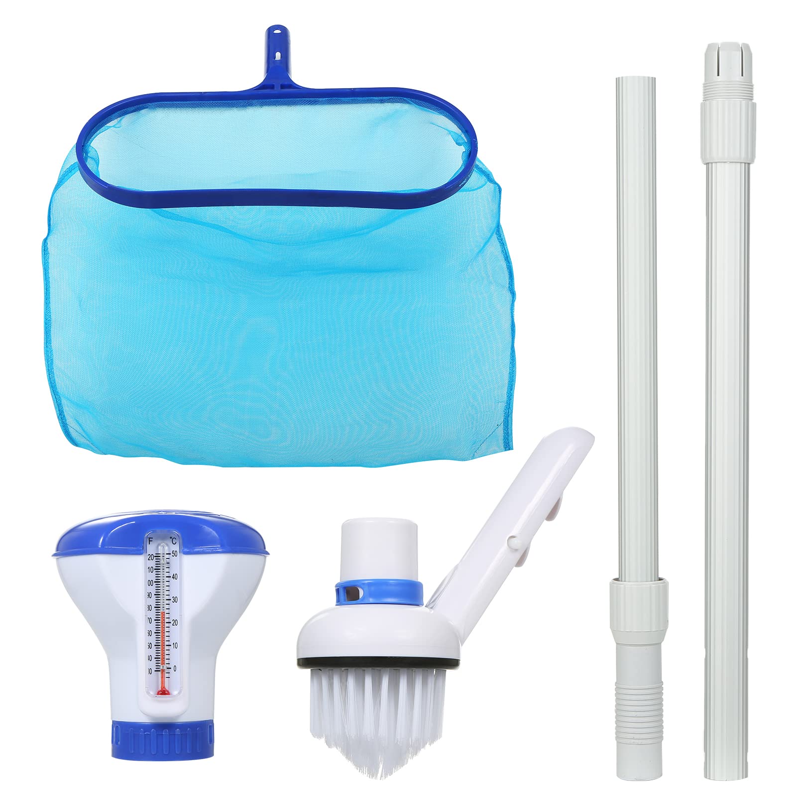 Buy Tomshin Heavy Duty Pool Cleaning Kit Accessory Maintenance Set with