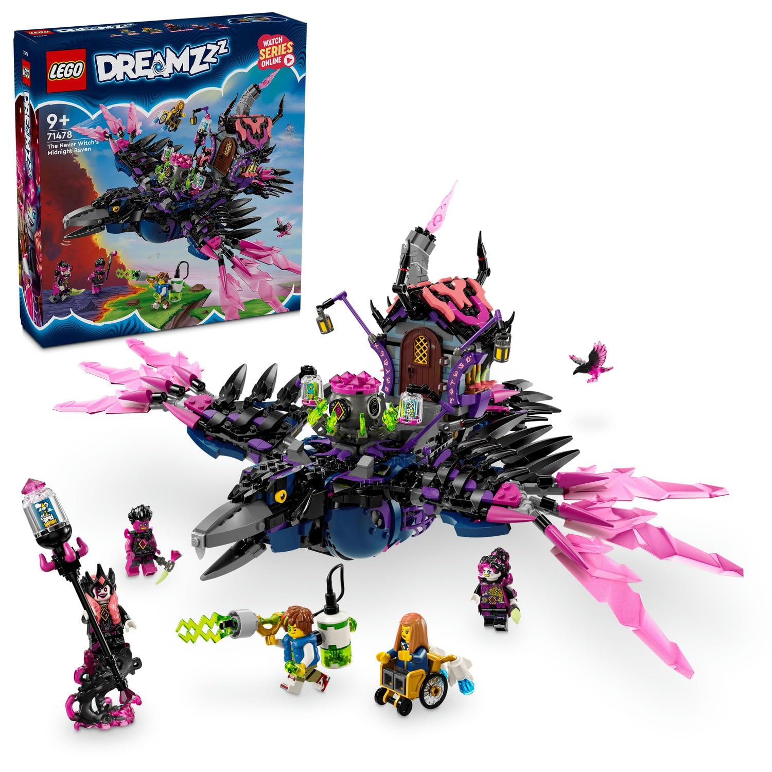 LEGO DREAMZzz Never Cadısı'nın Gece Yarısı Kuzgunu 71478 – 9 Yaş