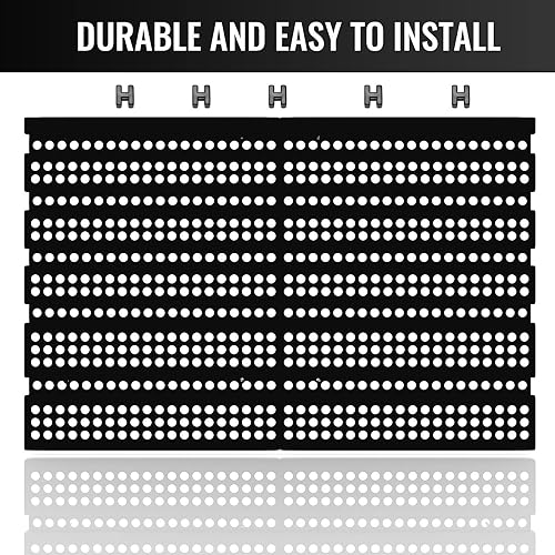 Miniatura 4 de XDOVET Contenedores organizadores de garaje 30 unidades de almacenamiento de piezas pequeñas con tablero de clavija e tornillos de instalación