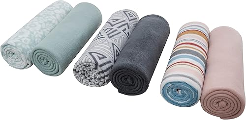 Miniatura 7 de Special SG Glory Juego de manta de forro polar a granel para viajes, niños, al aire libre, bodas, mascotas (surtido #2, paquete de 6, 50 x 60