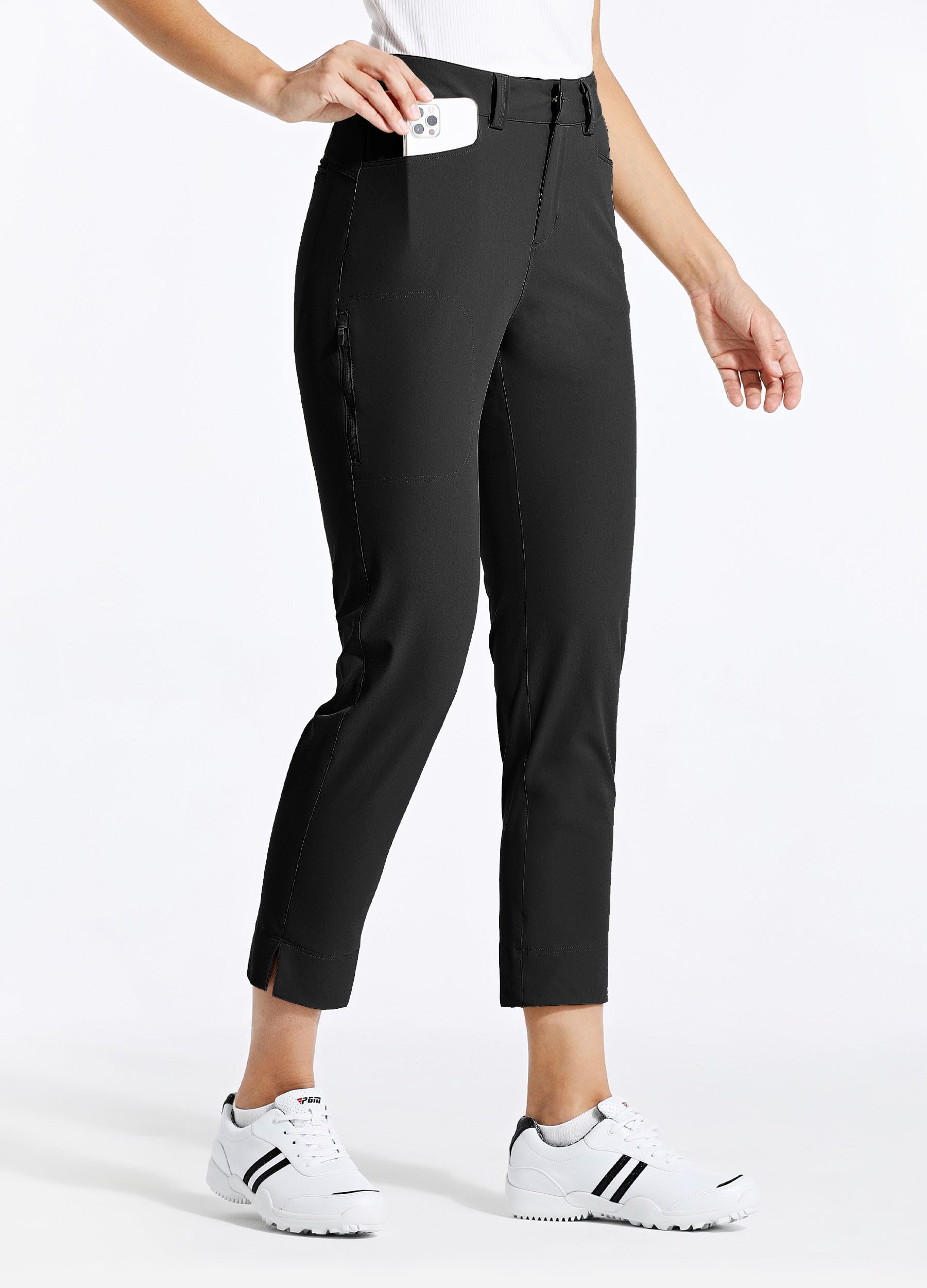 WILLIT Pantaloni da golf da donna, leggeri, ad asciugatura rapida, impermeabili