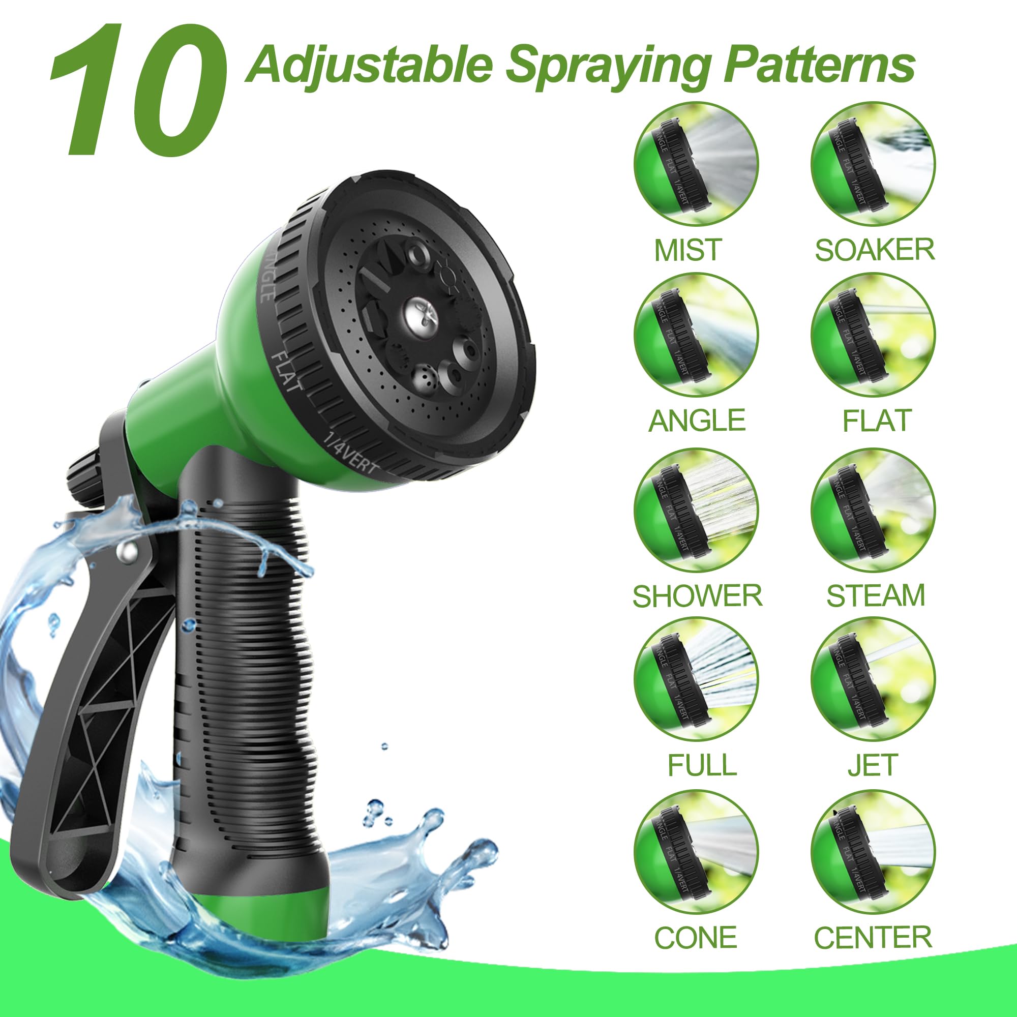 Spruzzatore da giardino, sistema di nebulizzazione da 10 m con 10 ugelli Spruzzatore da giardino