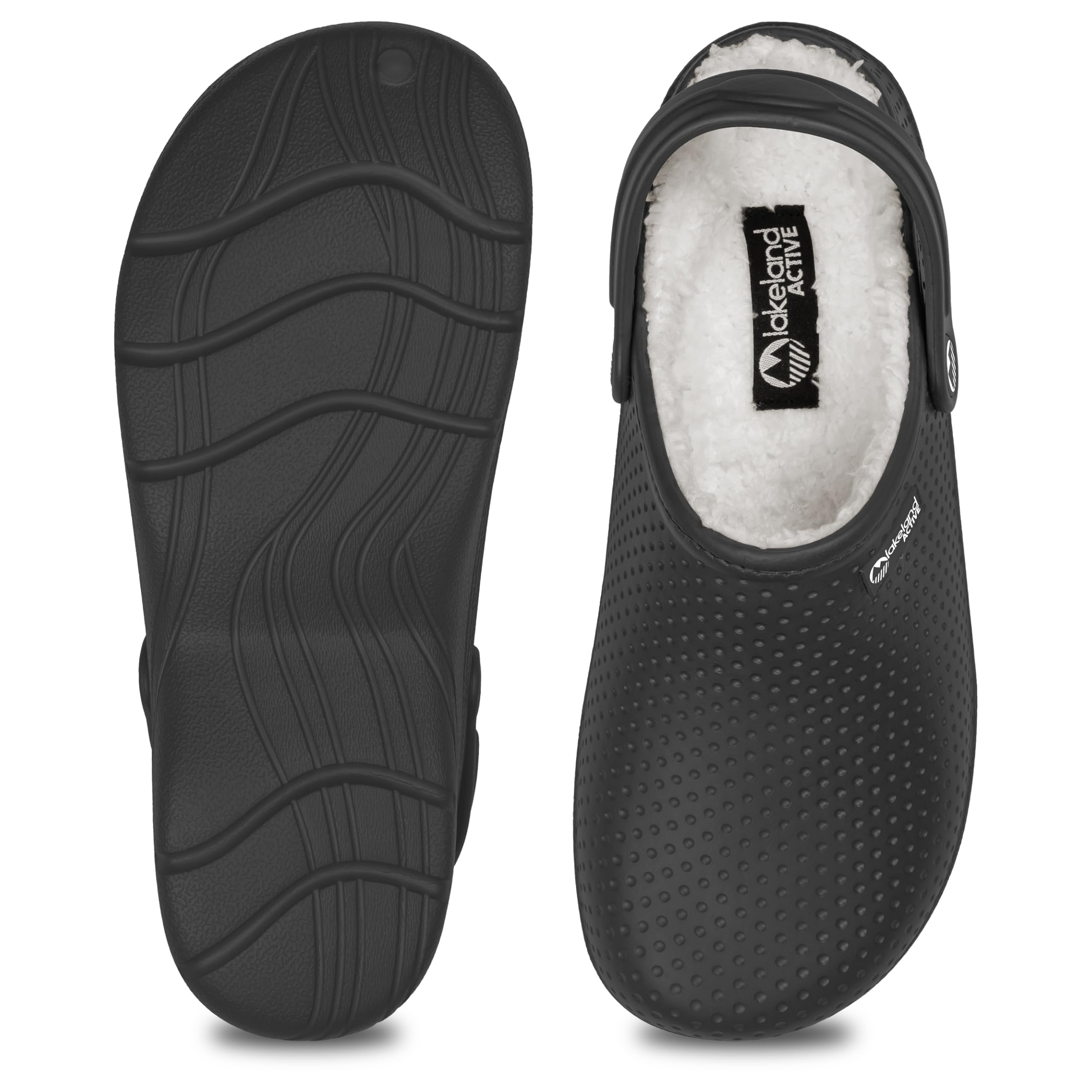 Lakeland Active Damen-Clogs mit Fleece gefüttert