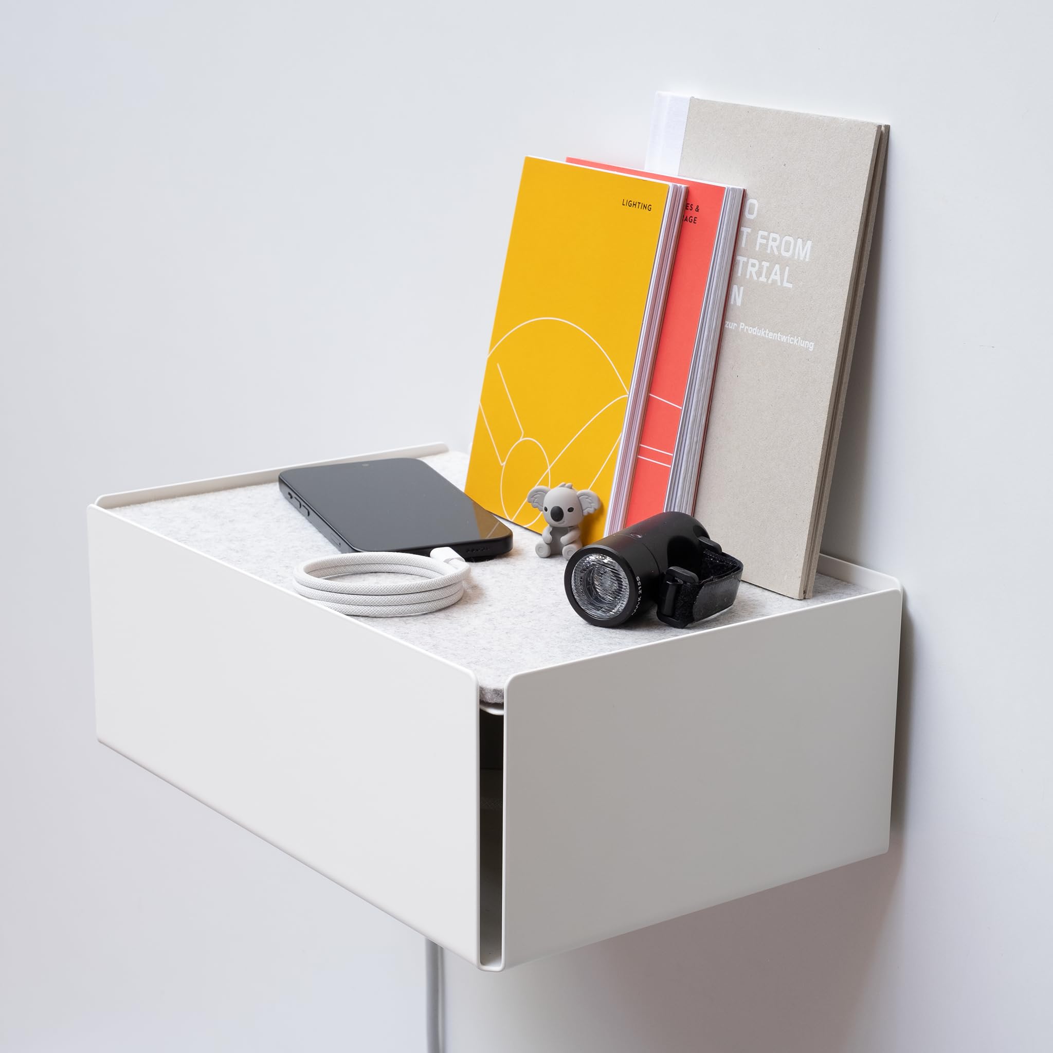 Charge-Box Design Ladestation, weiß/Marble