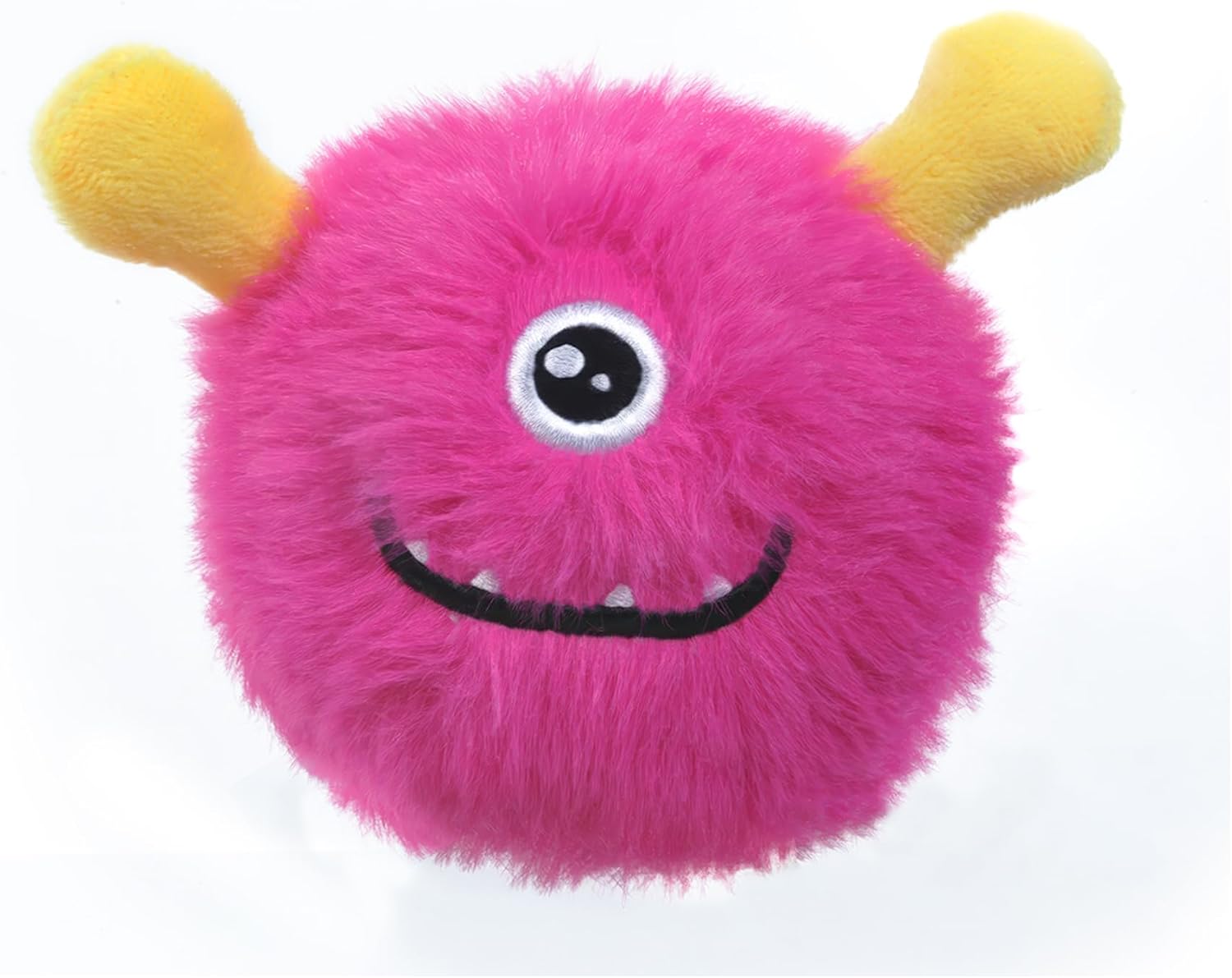 TwoEar Squeaky Ball Dog Toys for Small Dogs, Interactive Dog Toys to Keep Them Busy, Soft Material Dog Toy Balls, Rose